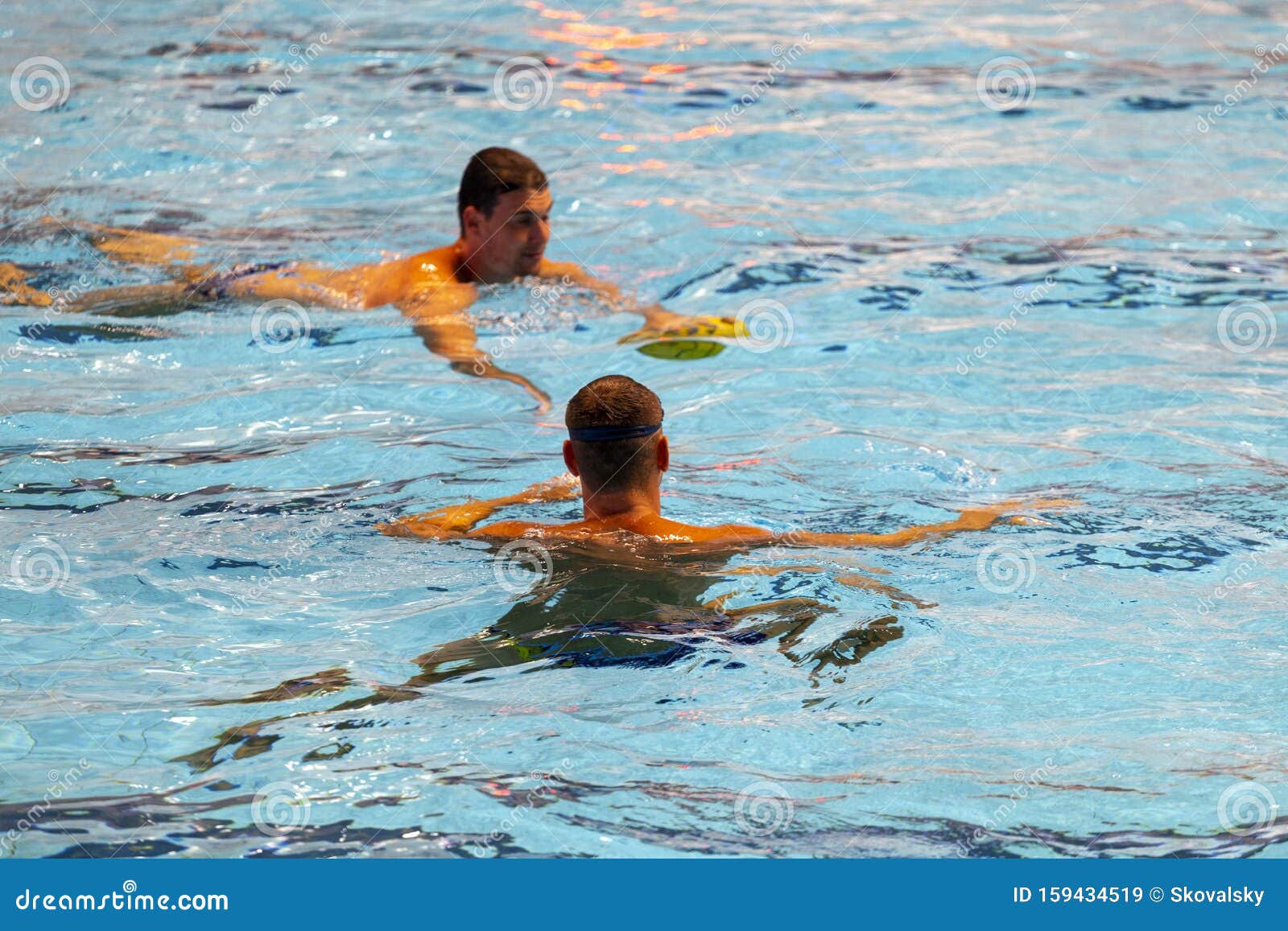 Water Polo Training Match of OSC Hungary Editorial Stock Image Image