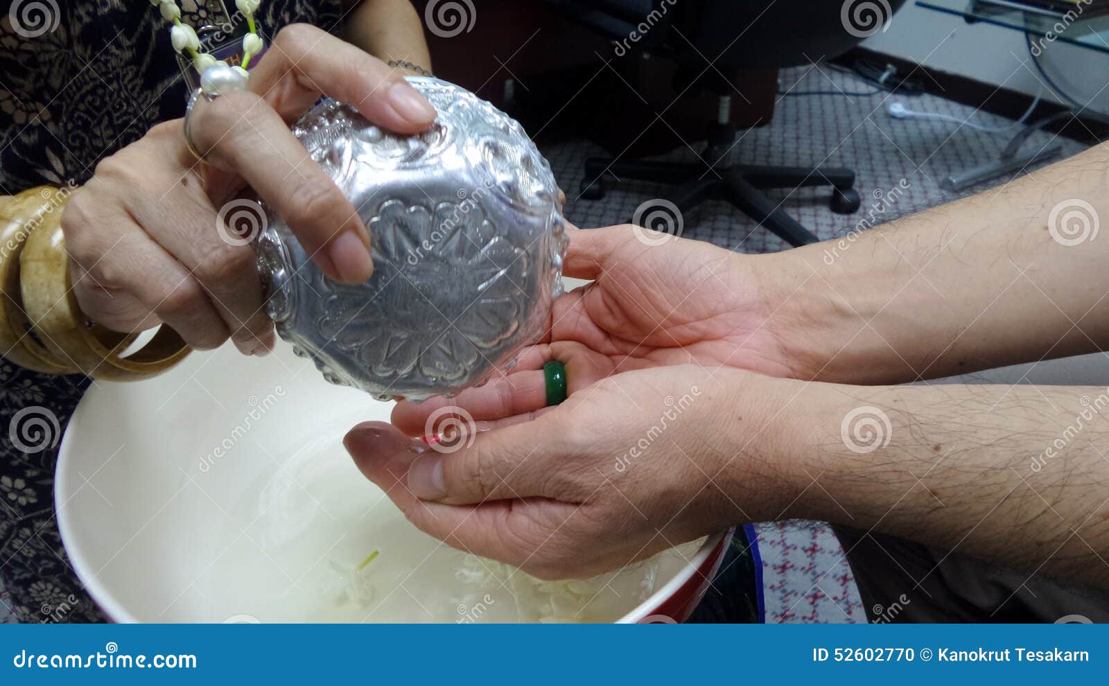 Water pouring ceremony stock photo. Image of blessing 52602770