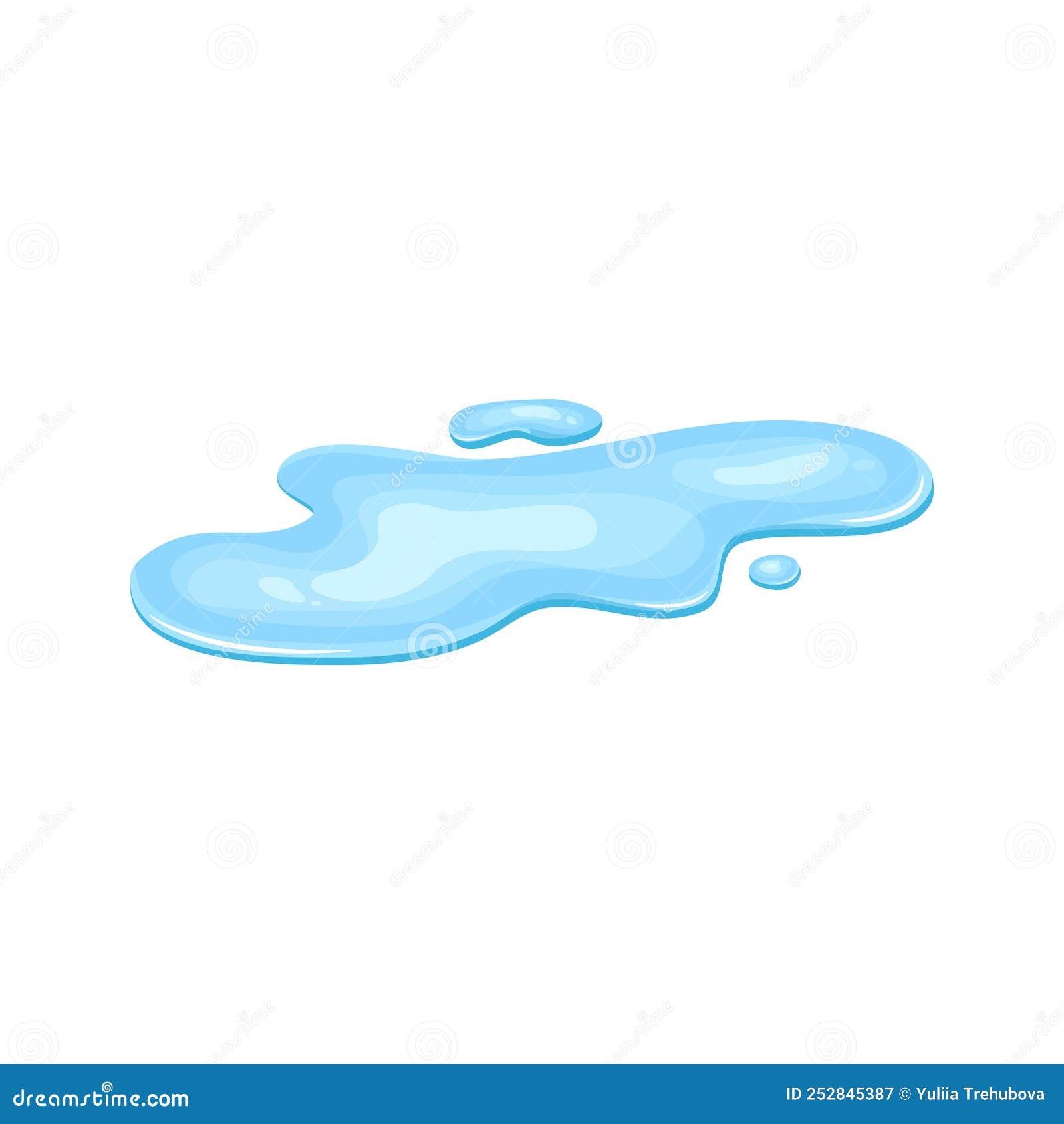 Mud Puddle Splash Clipart . Cartoon Vector | CartoonDealer.com #155861181