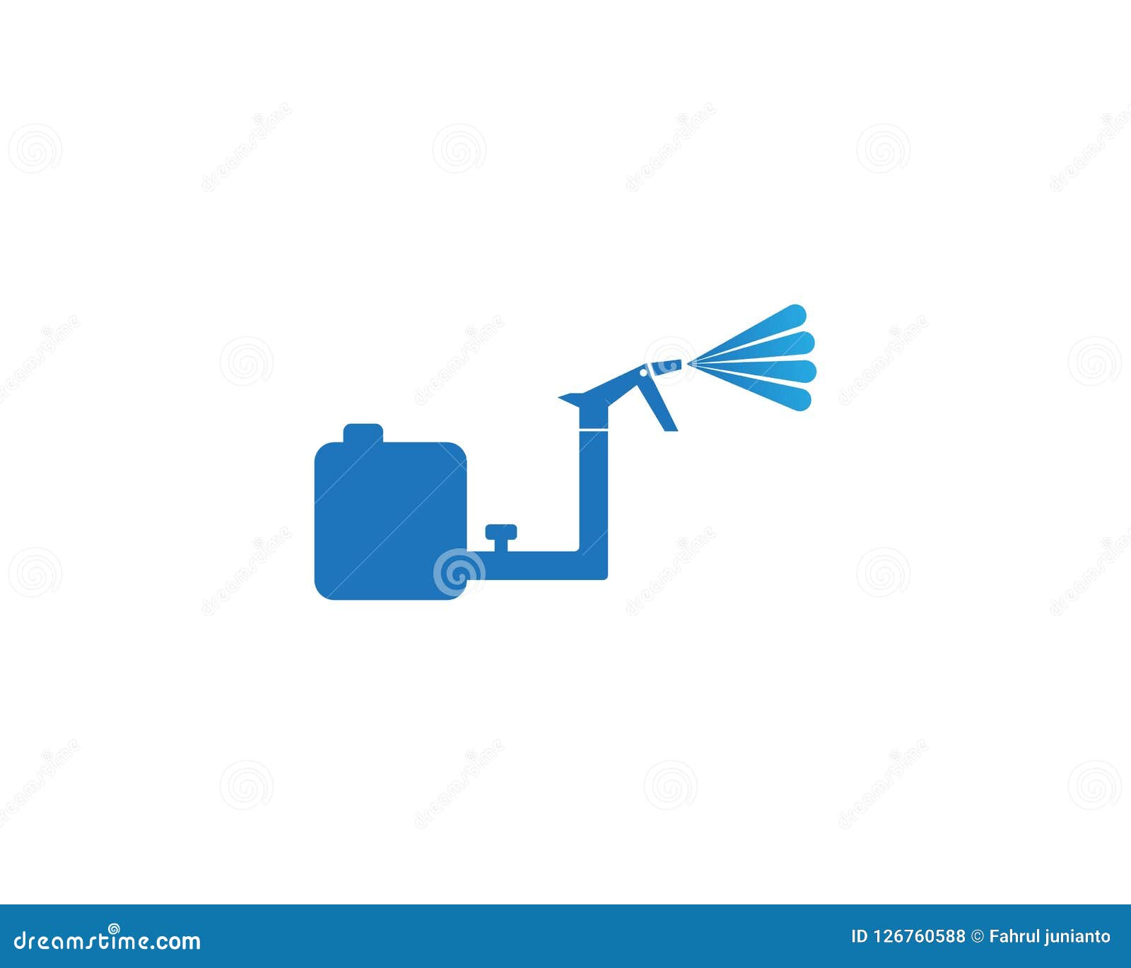 Water Pump Icon Logo Vector Template Stock Vector Illustration of