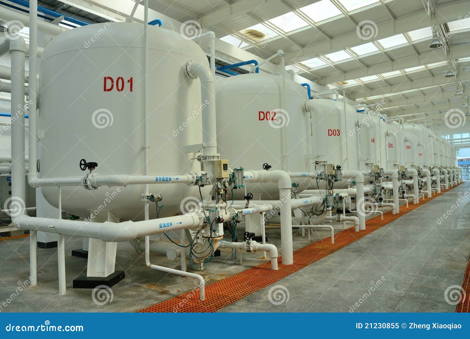 Water purification factory stock image. Image of sanitary 21230855