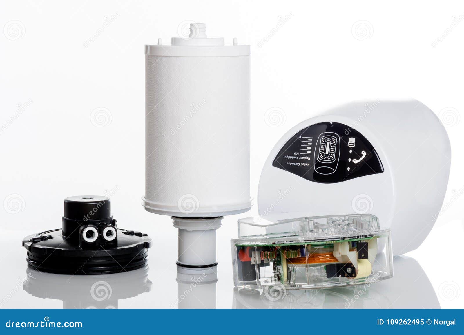 Water purifier parts stock image. Image of home, system - 109262495