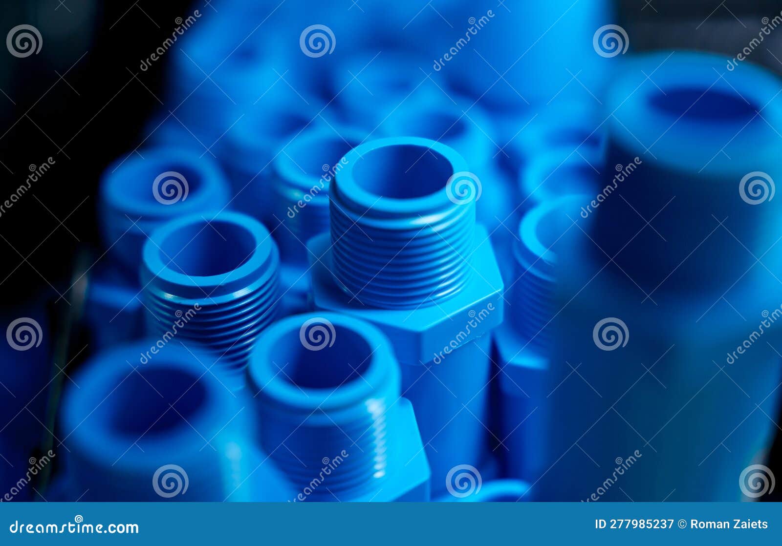 Water PVC Pipes Placed on the Shelf in the Building Materials Store. Stock Image Image of