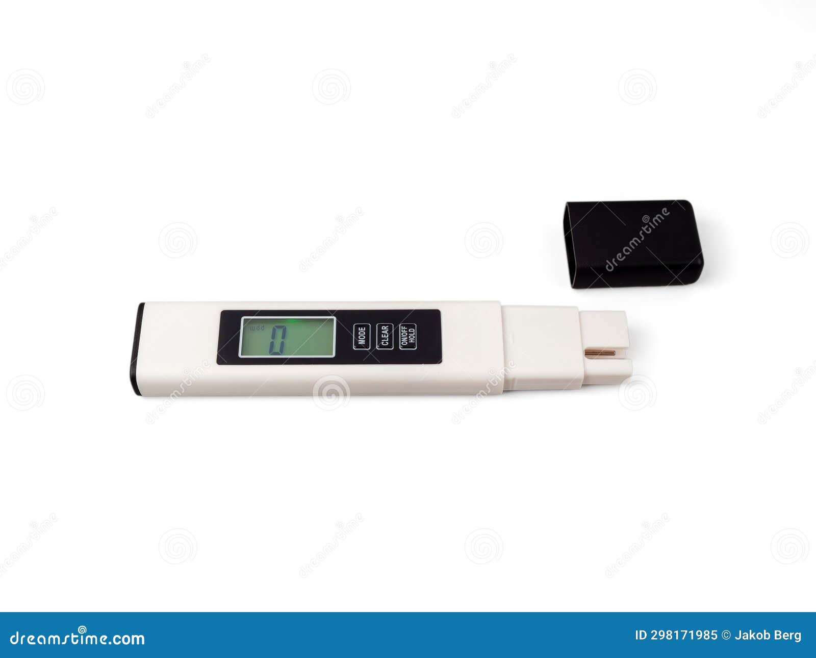 Water Quality Tester on a White Background. Stock Image Image of