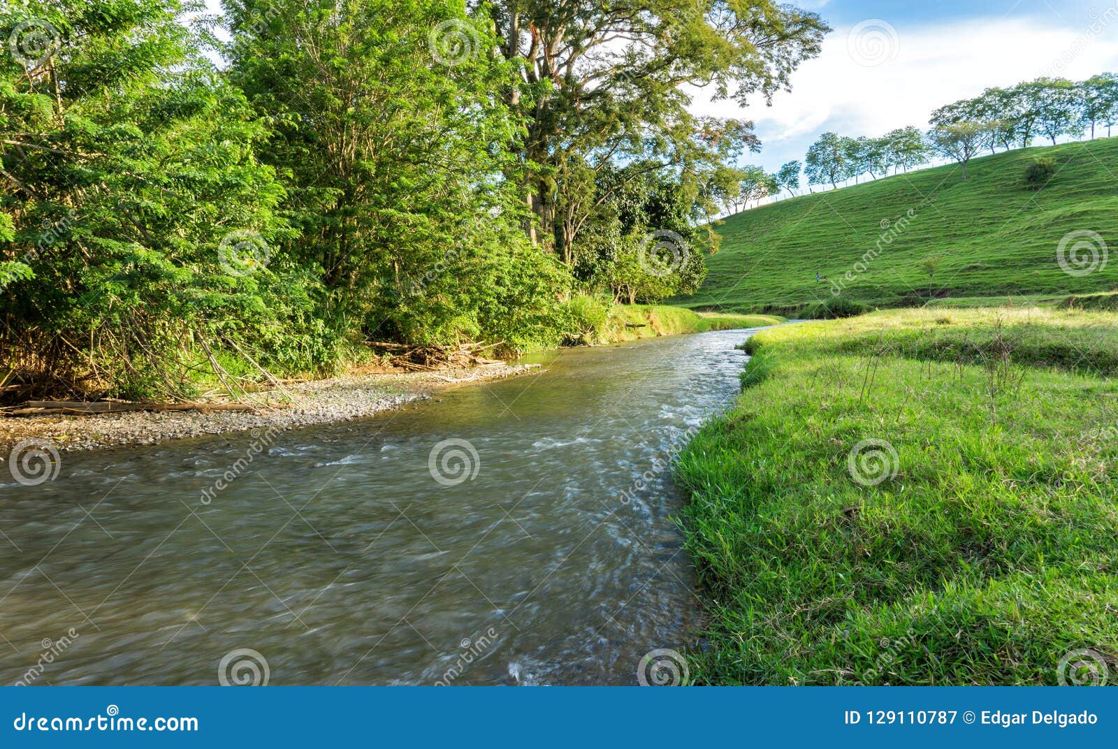 small river and landscape