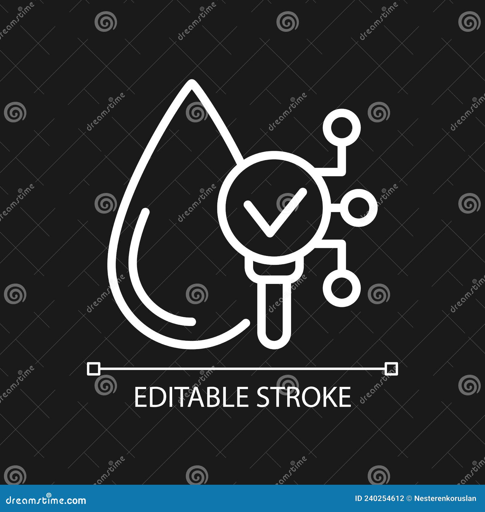 water safety pixel perfect white linear icon for dark theme