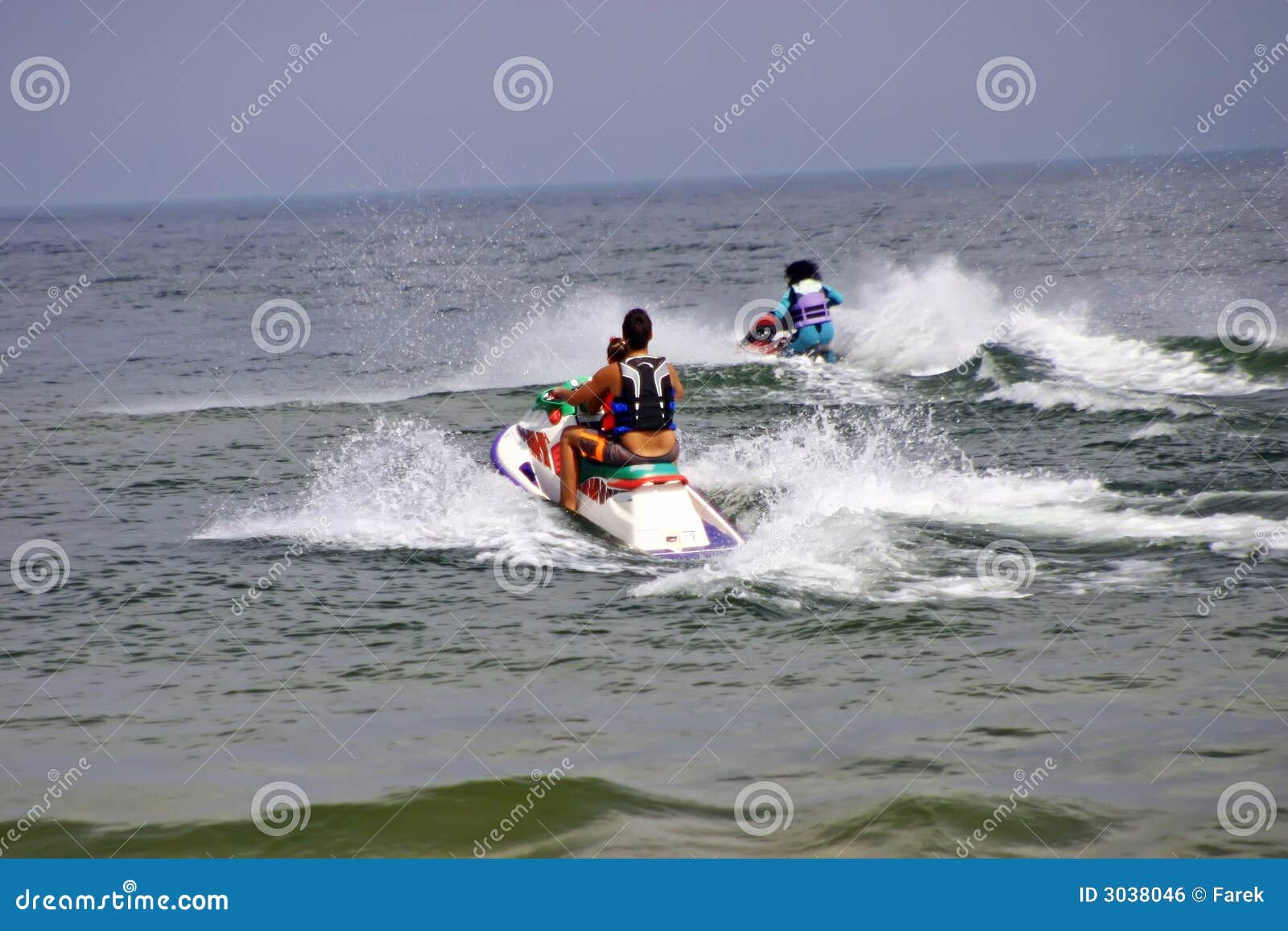 water scooters or jet skis