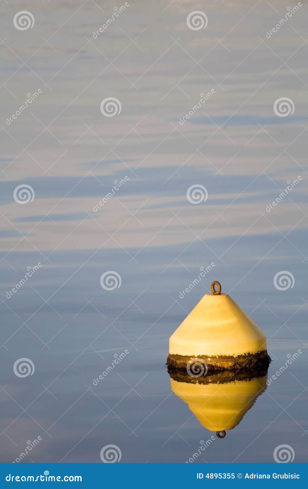 Water Sea with Yellow Beacon Stock Image Image of beacon, summer 4895355
