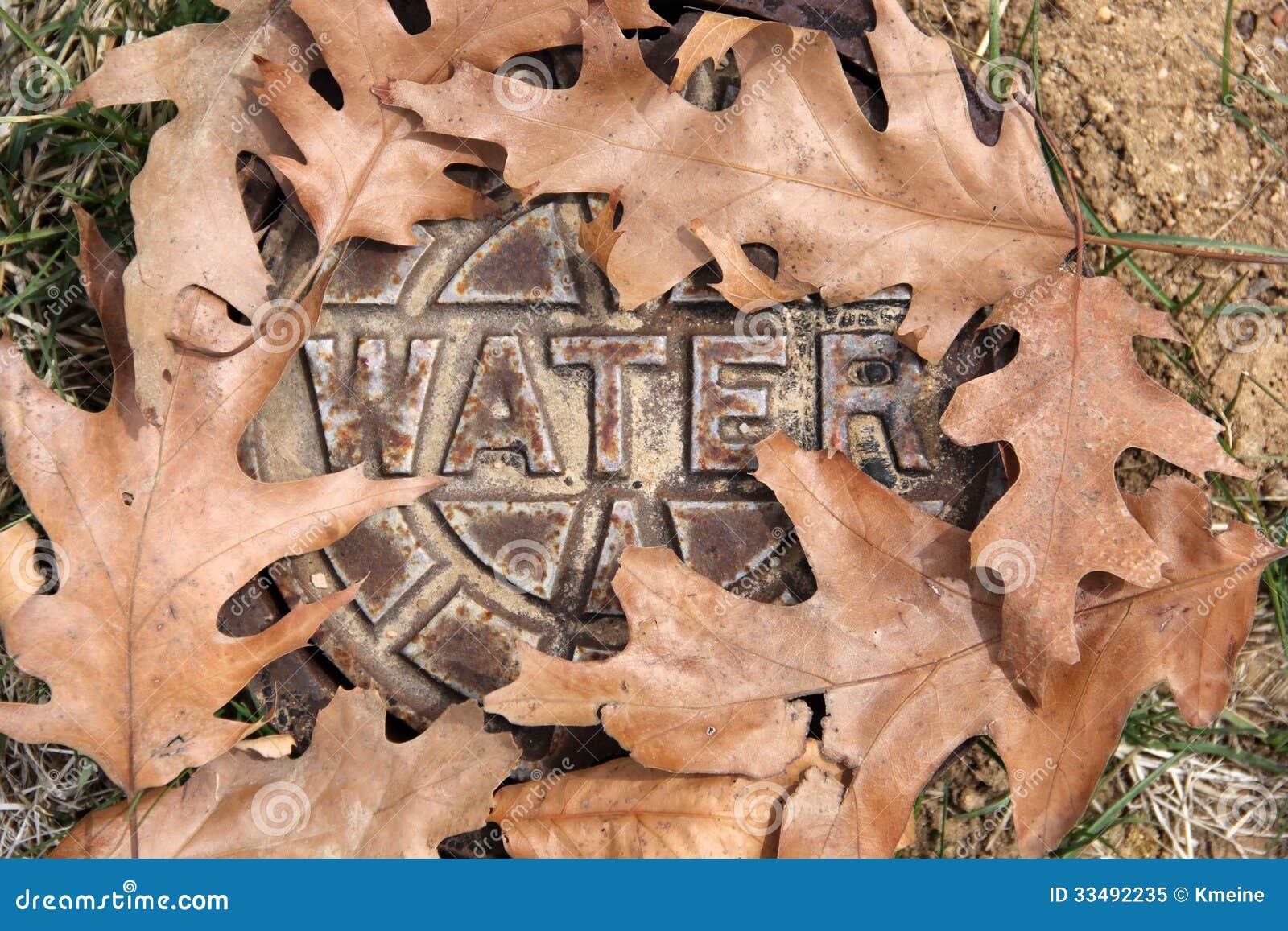 Water Shutoff Valve Cover stock image. Image of dead 33492235