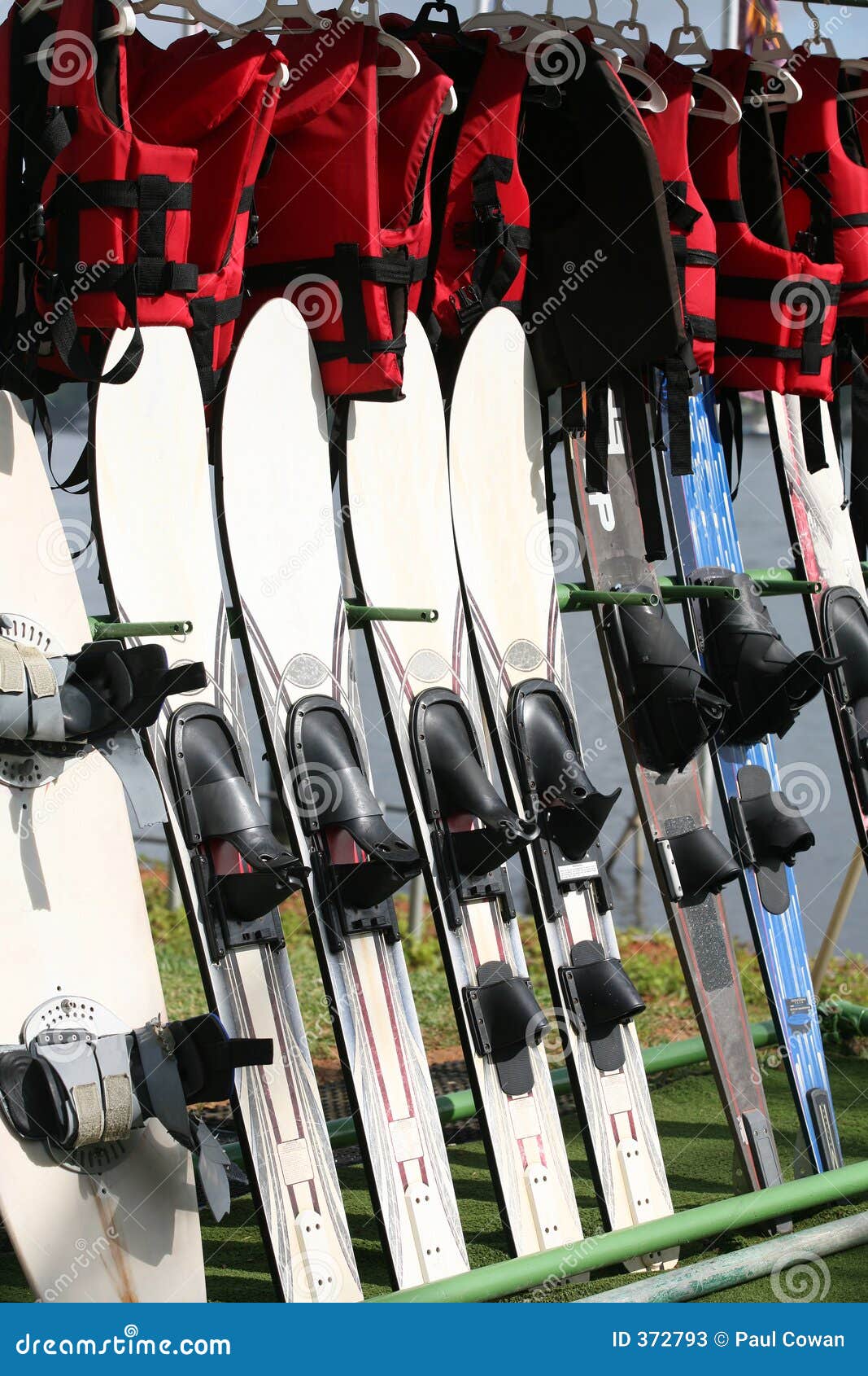 Waterskiing equipment stock image. Image of watersports 372793