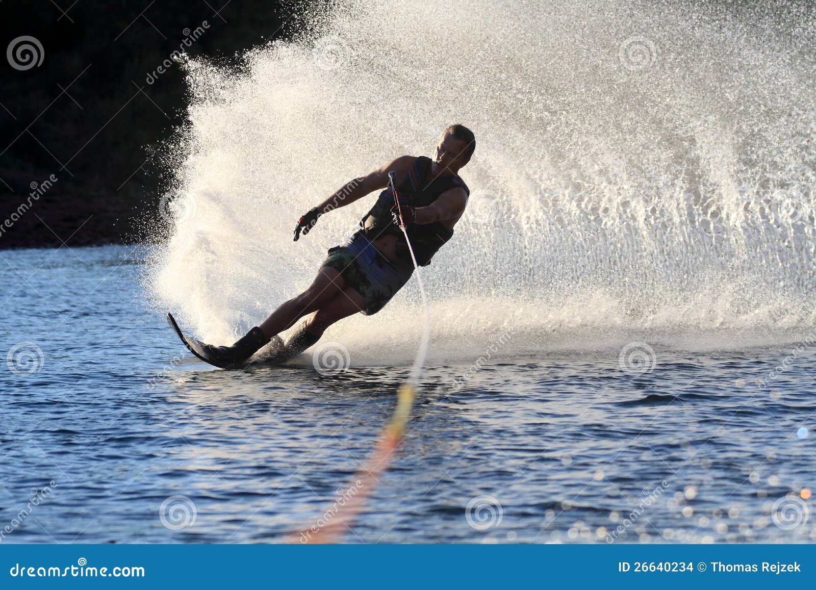 Water Skiing in Parker Arizona Stock Photo Image of daredevil, arizona 26640234