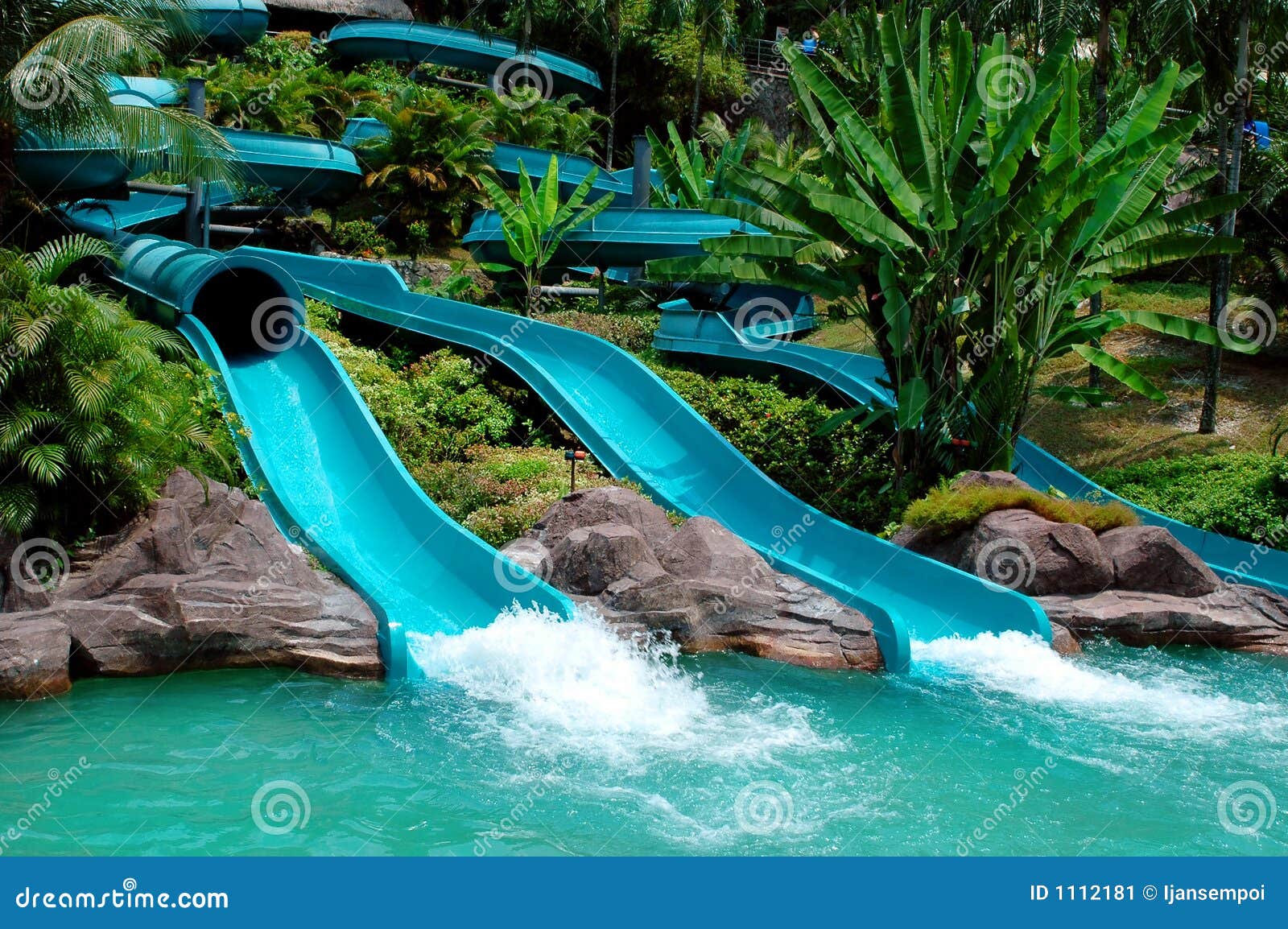 water slide