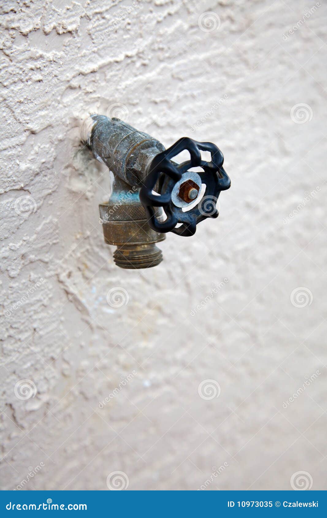Water Spigot And Meter Stock Photo 37590564