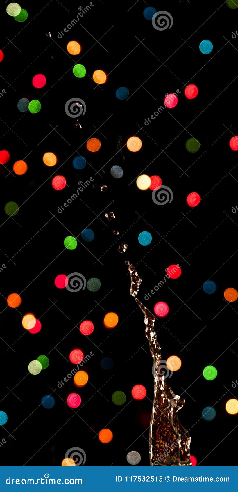 Colourful Water Splash Stock Image Image Of Colour
