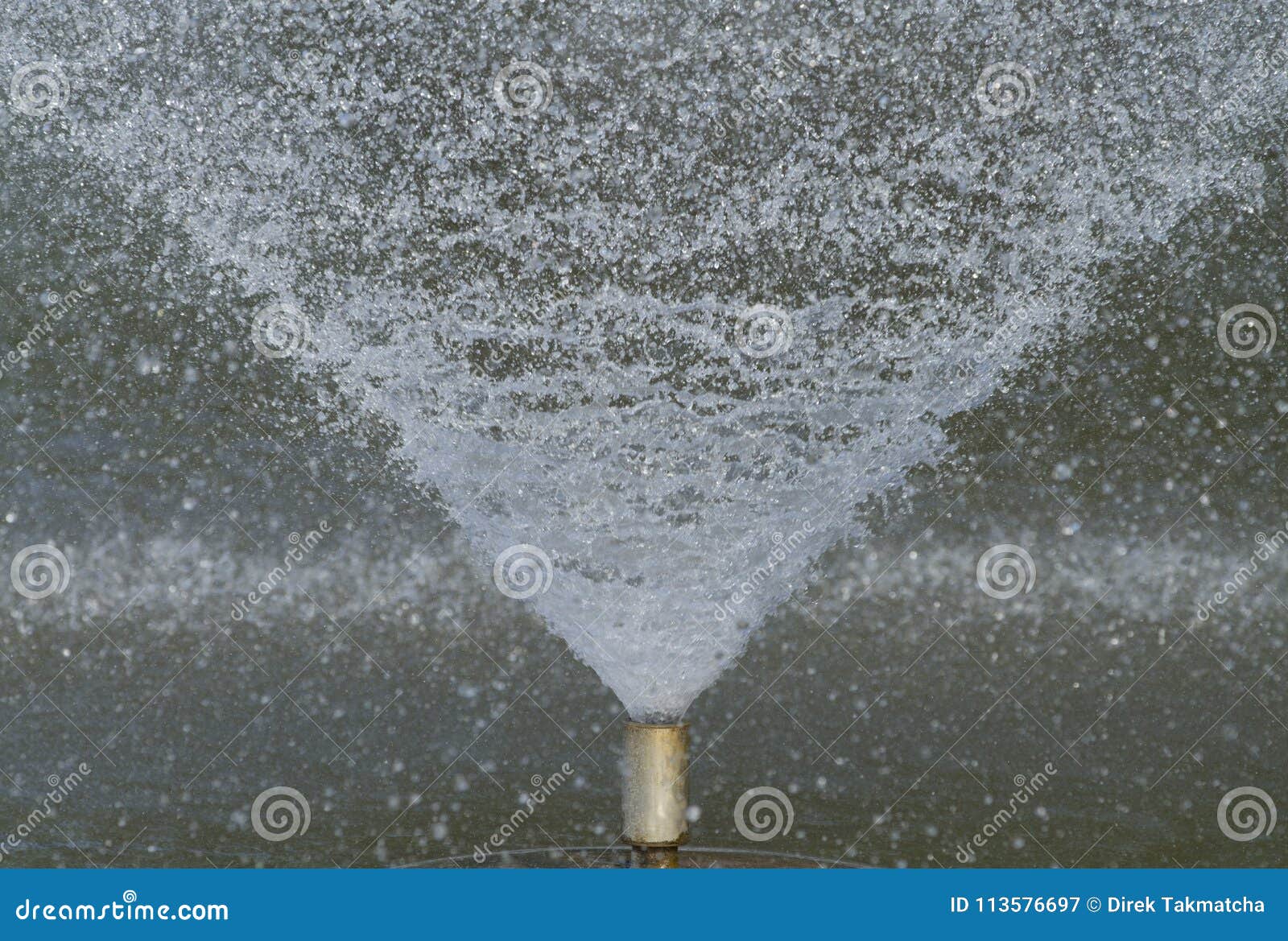 Water splash on fountain stock image. Image of spray 113576697