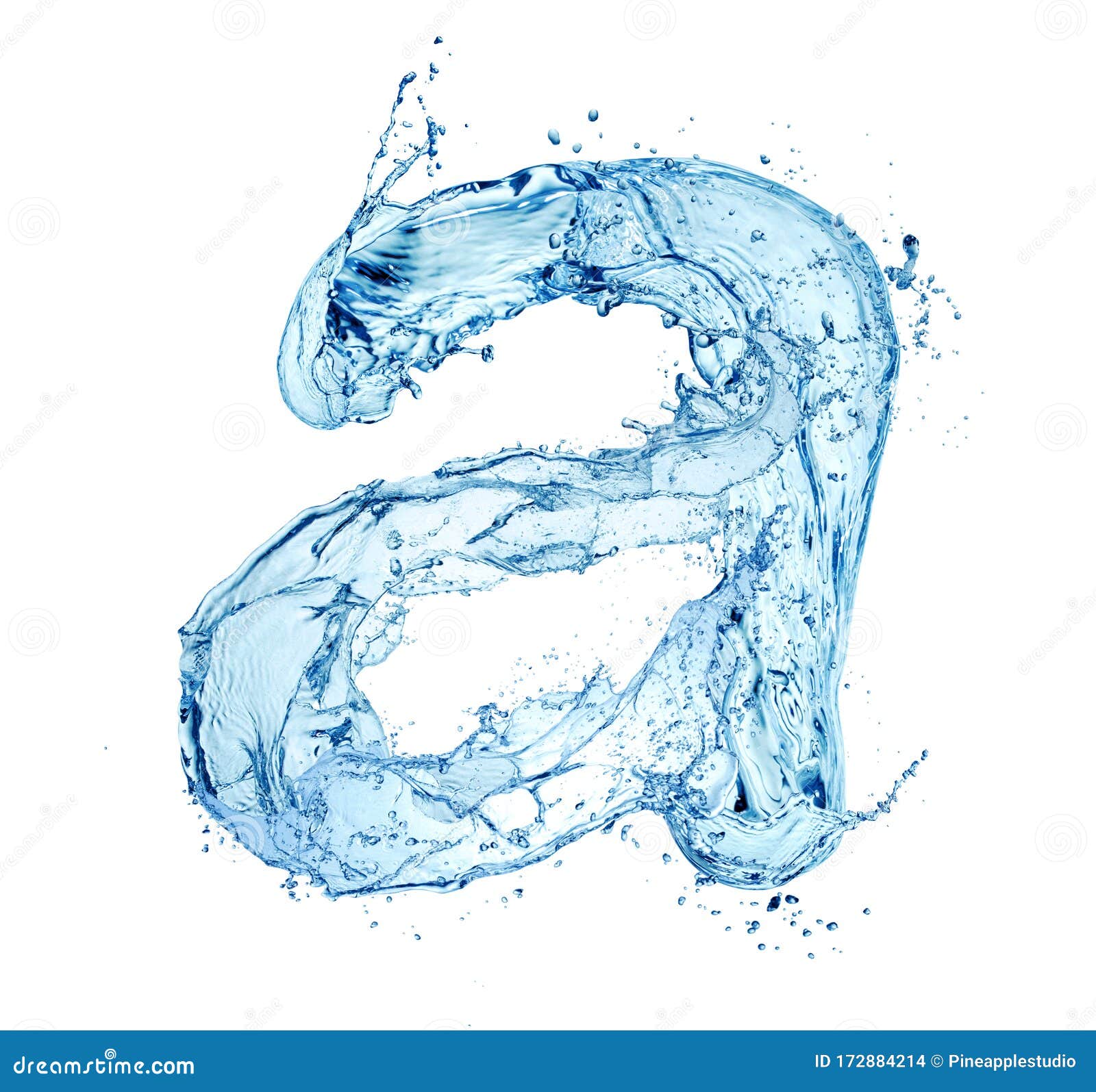 Water Splash Letter a Italic Type Stock Photo Image of fonts, nature