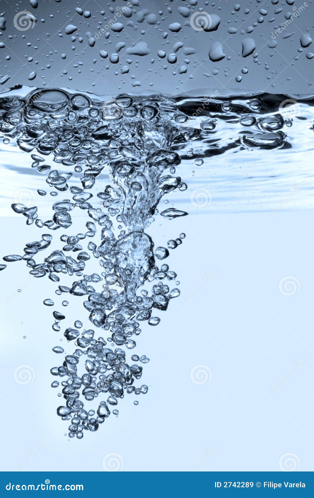 Water Splashing with Bubbles Stock Image Image of drink, health 2742289