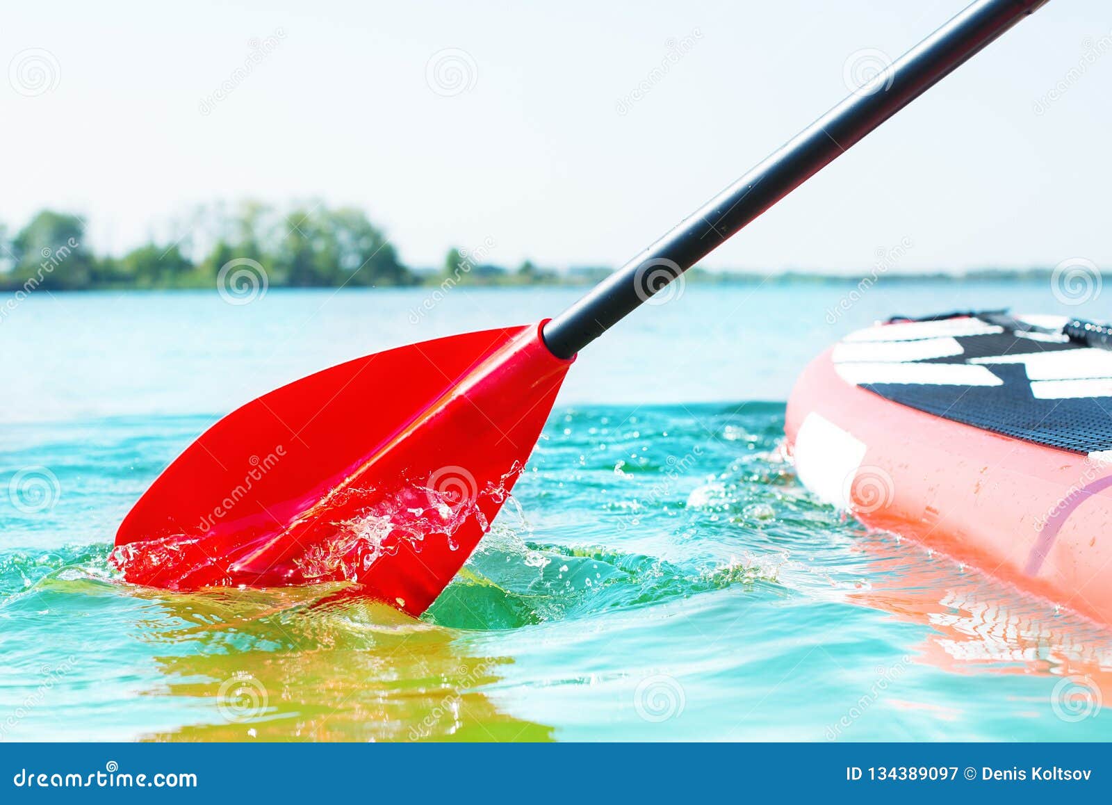 Paddle Board.Water Sports , Active Lifestyle. Stock Image Image of