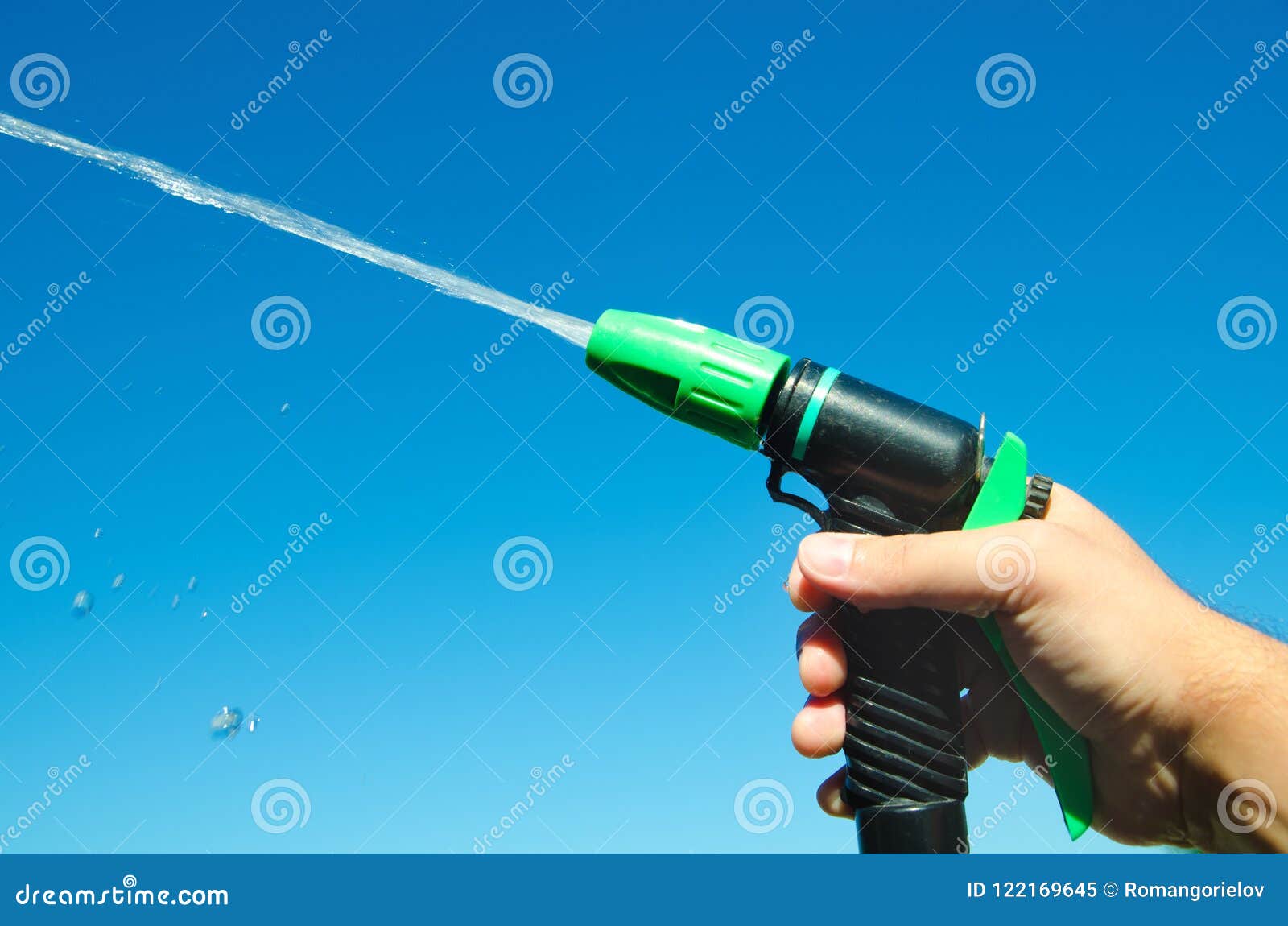 Water spray jet stock image. Image of hose, splash, clean 122169645