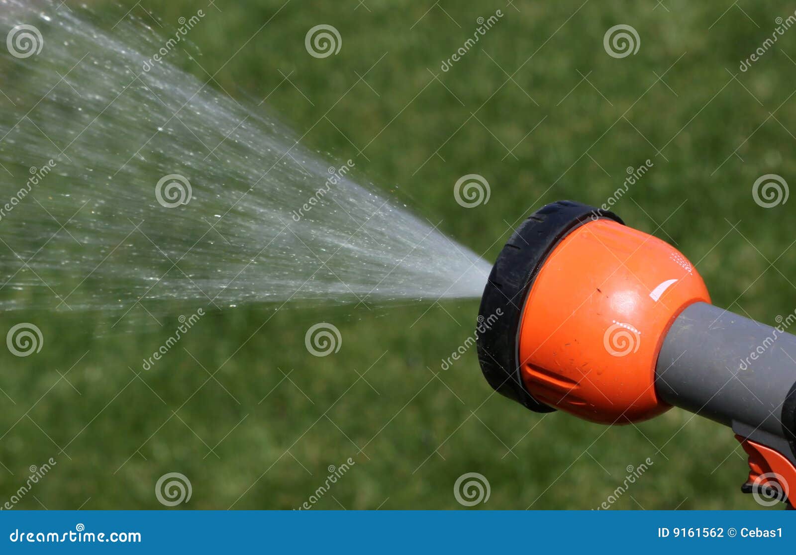 Water sprinkler closeup stock photo. Image of moisten 9161562