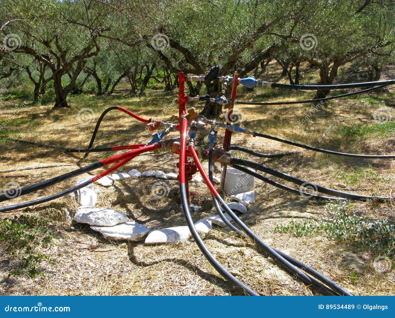 Water Supply System Stock Image Image Of Equipment Greece 89534489