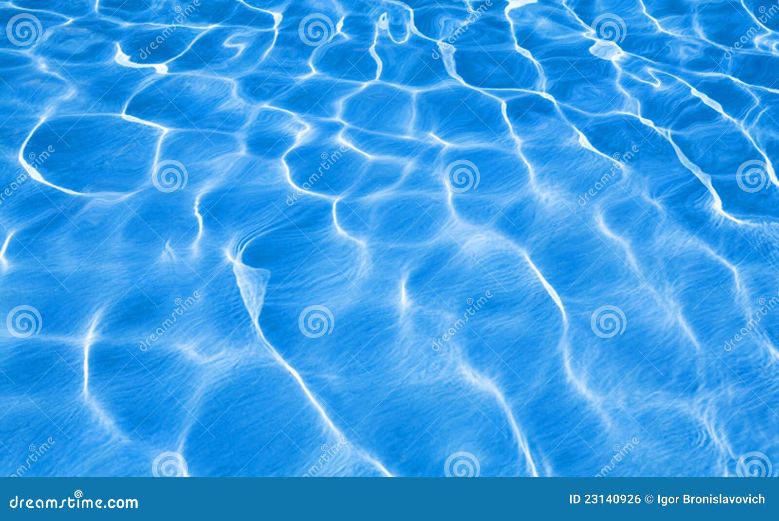 water in a swimming pool