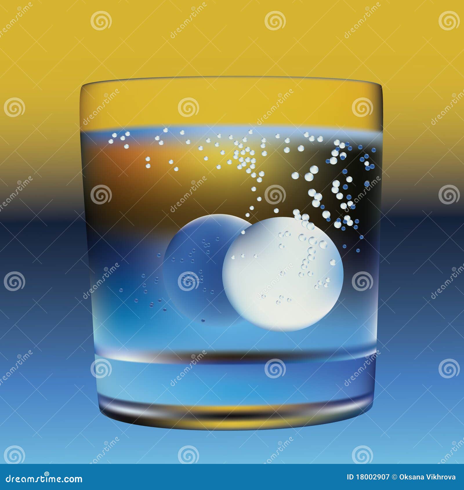Water and tablets. stock vector. Illustration of prescription 18002907