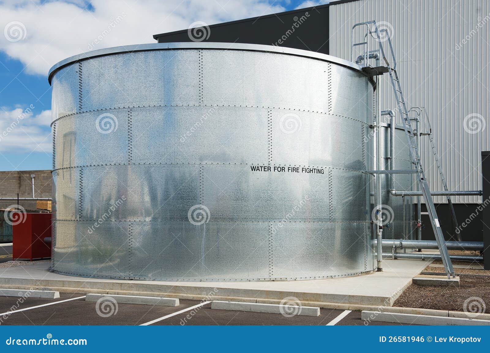 Water tank stock photo. Image of flammable, depot, round 26581946