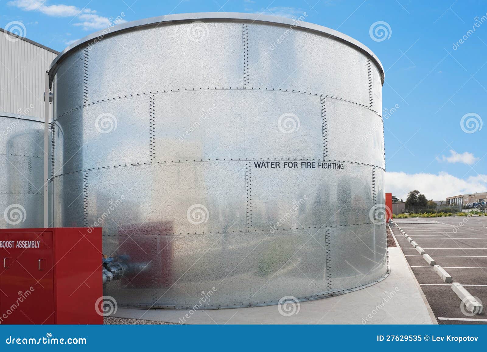 Water tank stock image. Image of safety, steel, container 27629535