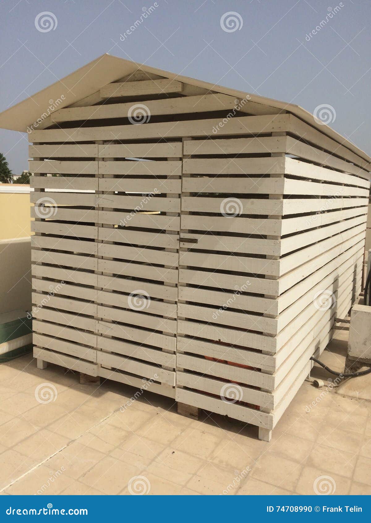 Water tank shed stock photo. Image of wooden, rant, tank 74708990