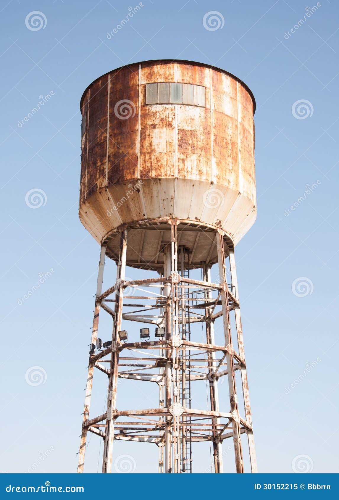 Water tank tower stock image. Image of high, city, infrastructure