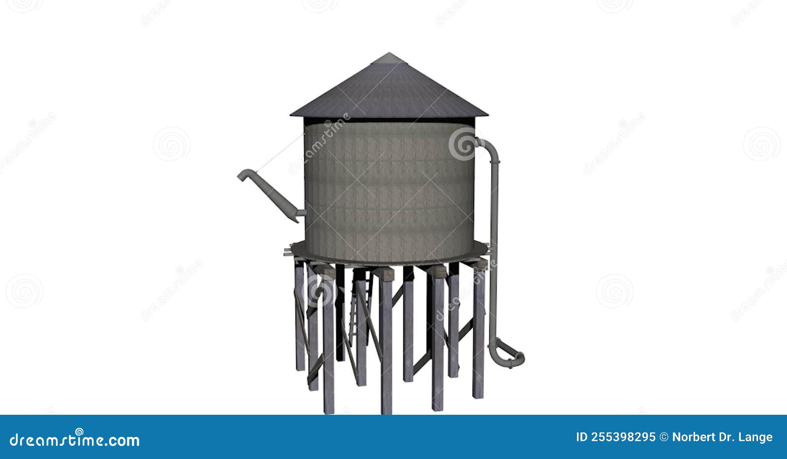 Water tanks stock video. Video of observing, watchtower 255398295