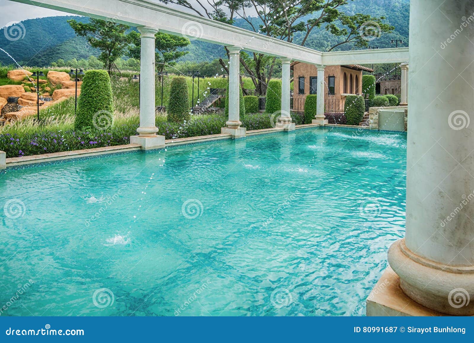 The Water Temple is a Stone Structure Stock Image Image of pillar