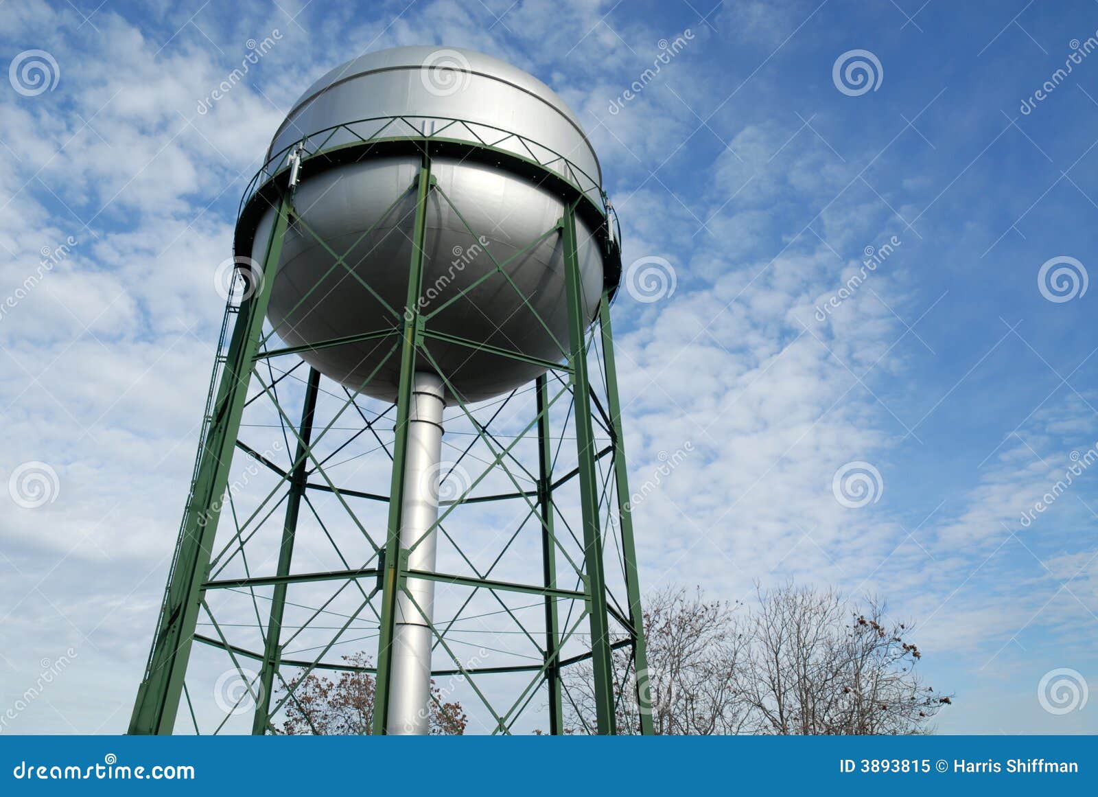 Water tower stock image. Image of stockton, tank, tower 3893815