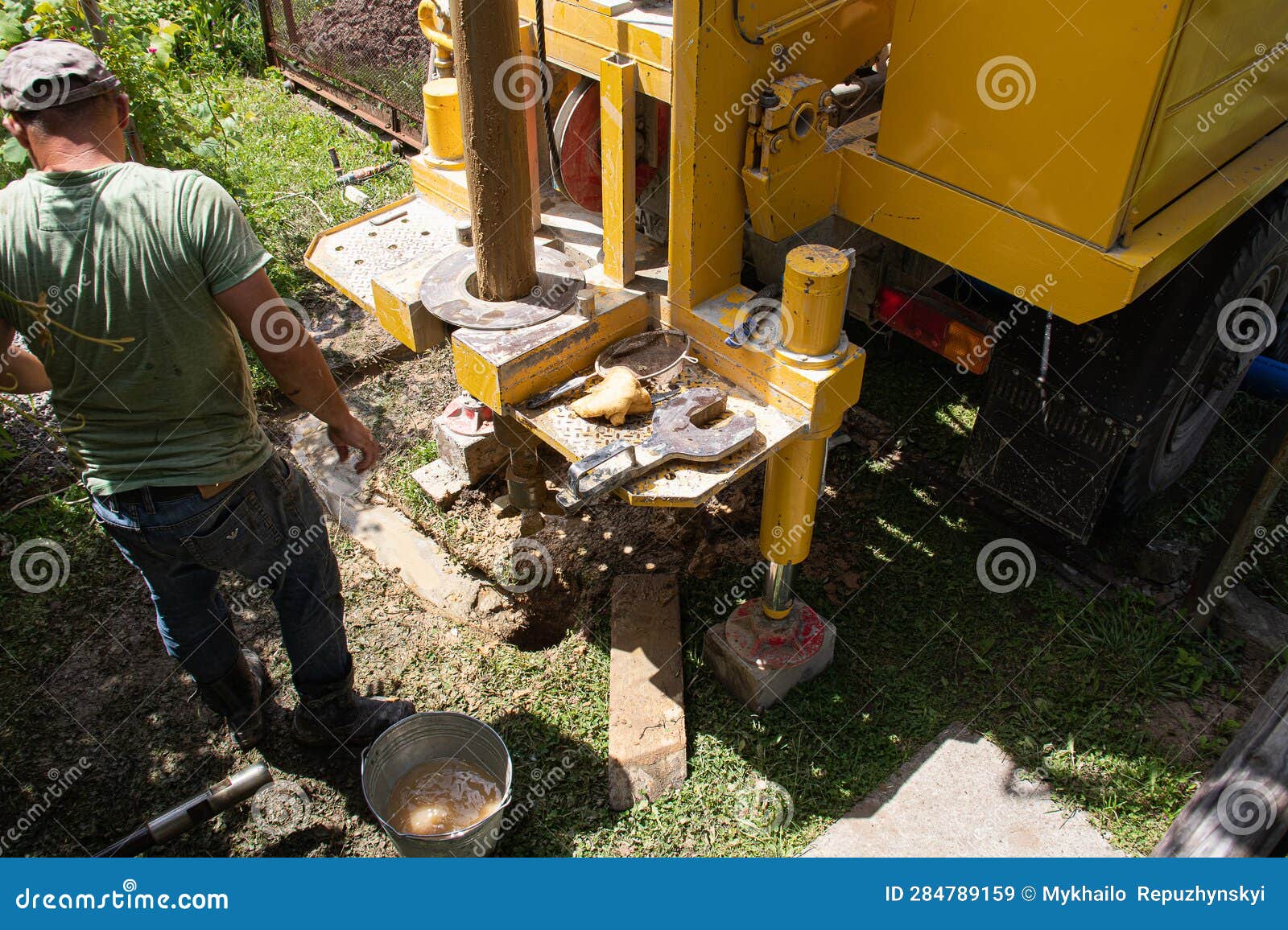 Water Well, Drilling Machine, Spring, Underground Springs, Editorial