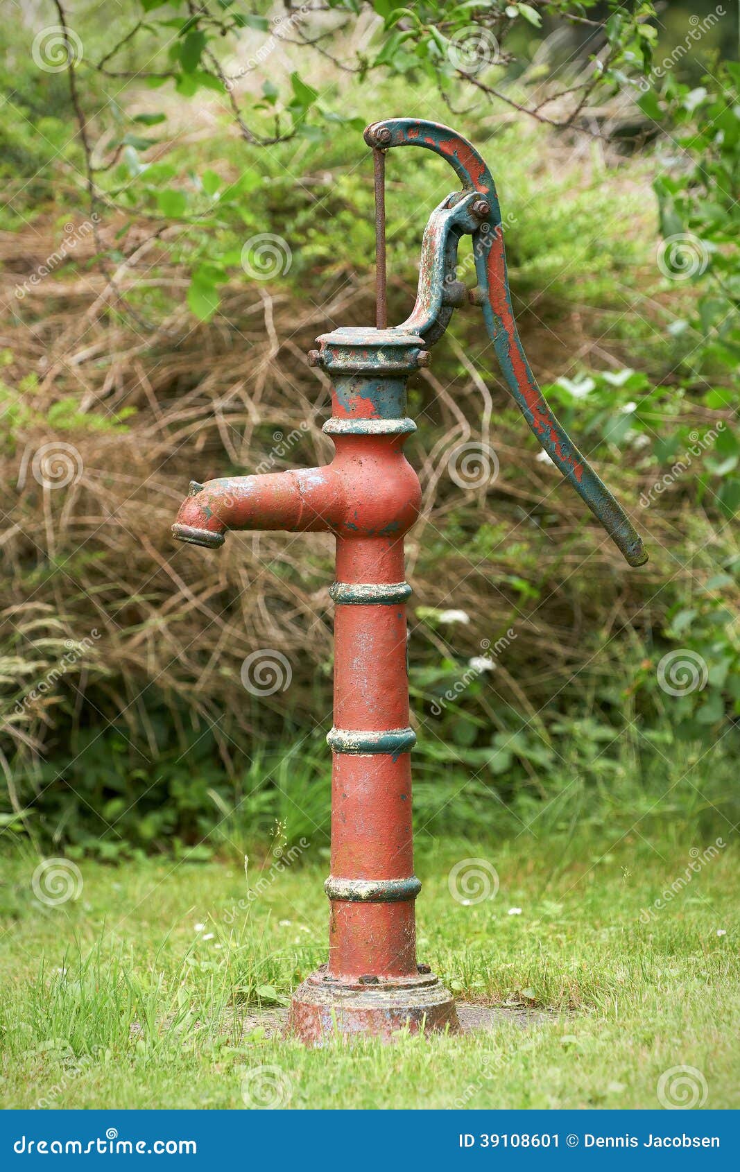 Water well hand pump stock image. Image of pump, mechanical 39108601
