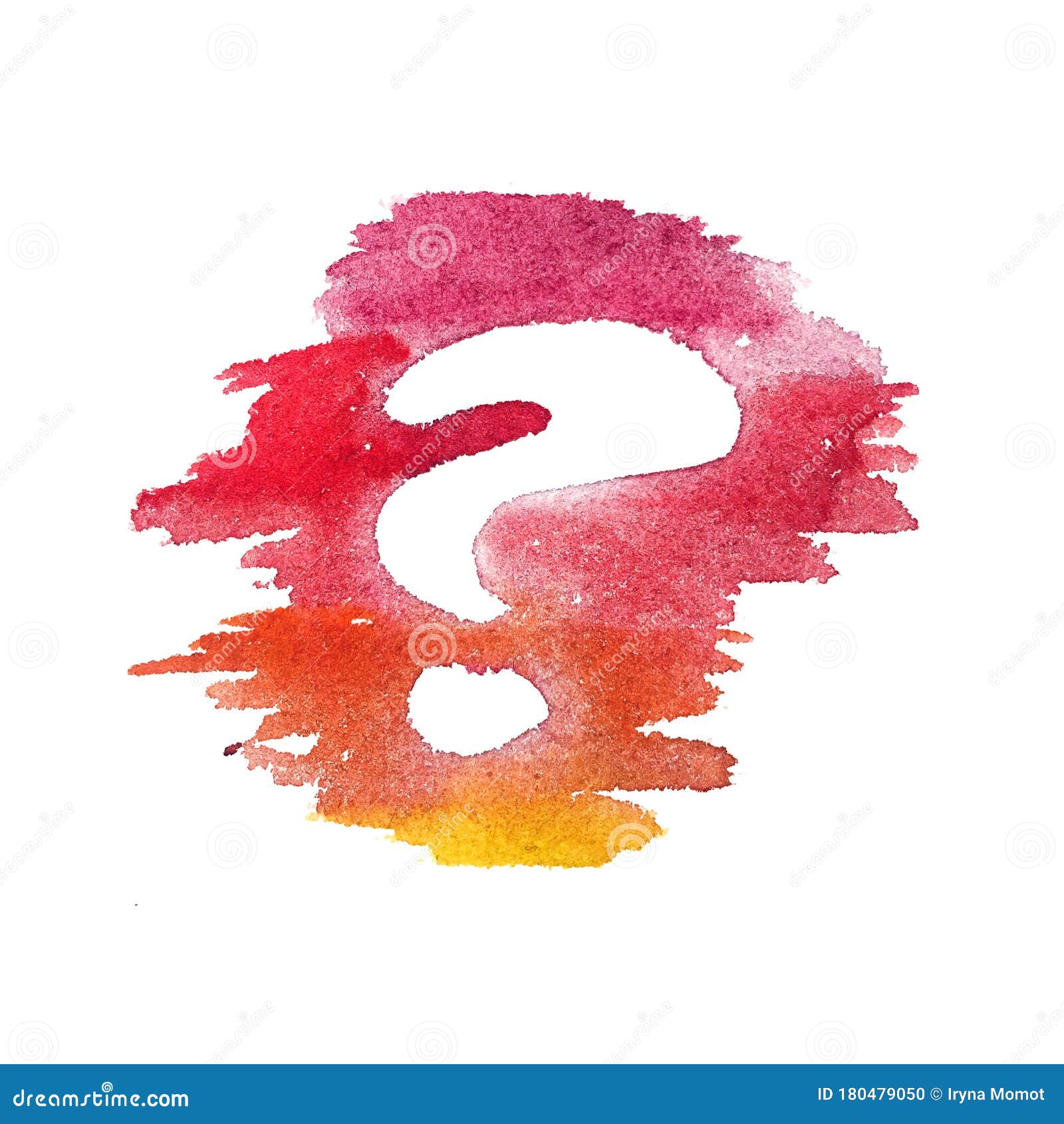 The Red Watercolor Question Mark Sign With Yes And No Check Mark Vector ...