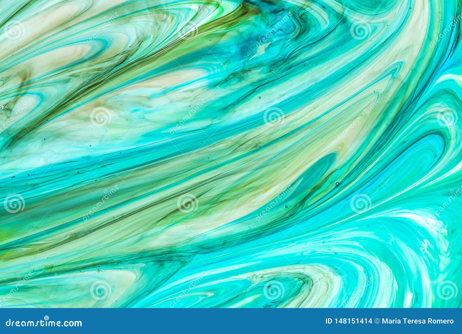 Bluebell krigerisk Forkert Watercolor and Acrylic Abstract. Colorful Background. Mix, Splashes and  Drawings of Colors: Blue, Turquoise, Green, Yellow, Brown Stock Photo -  Image of artistic, abstract: 148151414