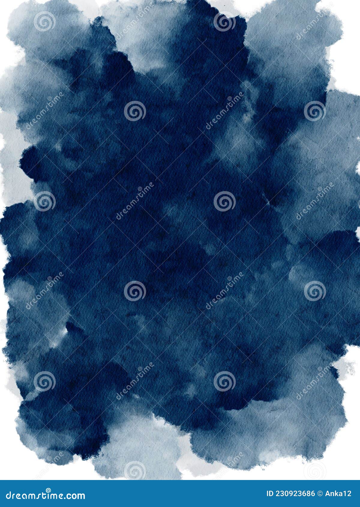 Watercolor Blue Navy Nautical Background. Abstract Paint Texture Stock ...