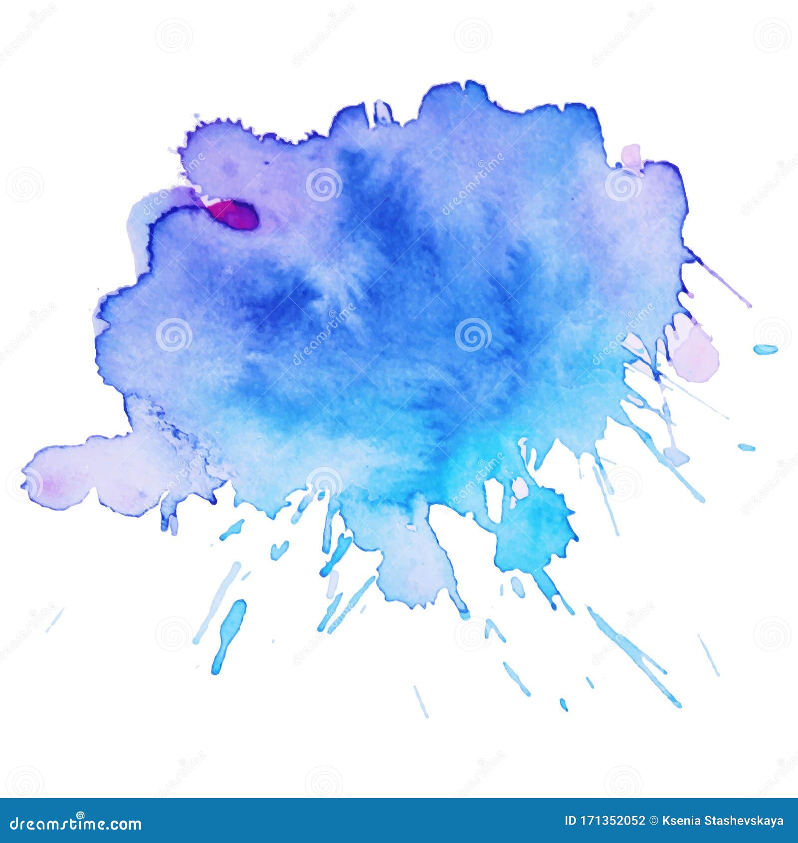 Watercolor Brush Paint Paper Texture Vector Isolated Splash on White  Background for Banner, Poster, Wallpaper. Stock Vector - Illustration of  graphic, gradient: 171352052