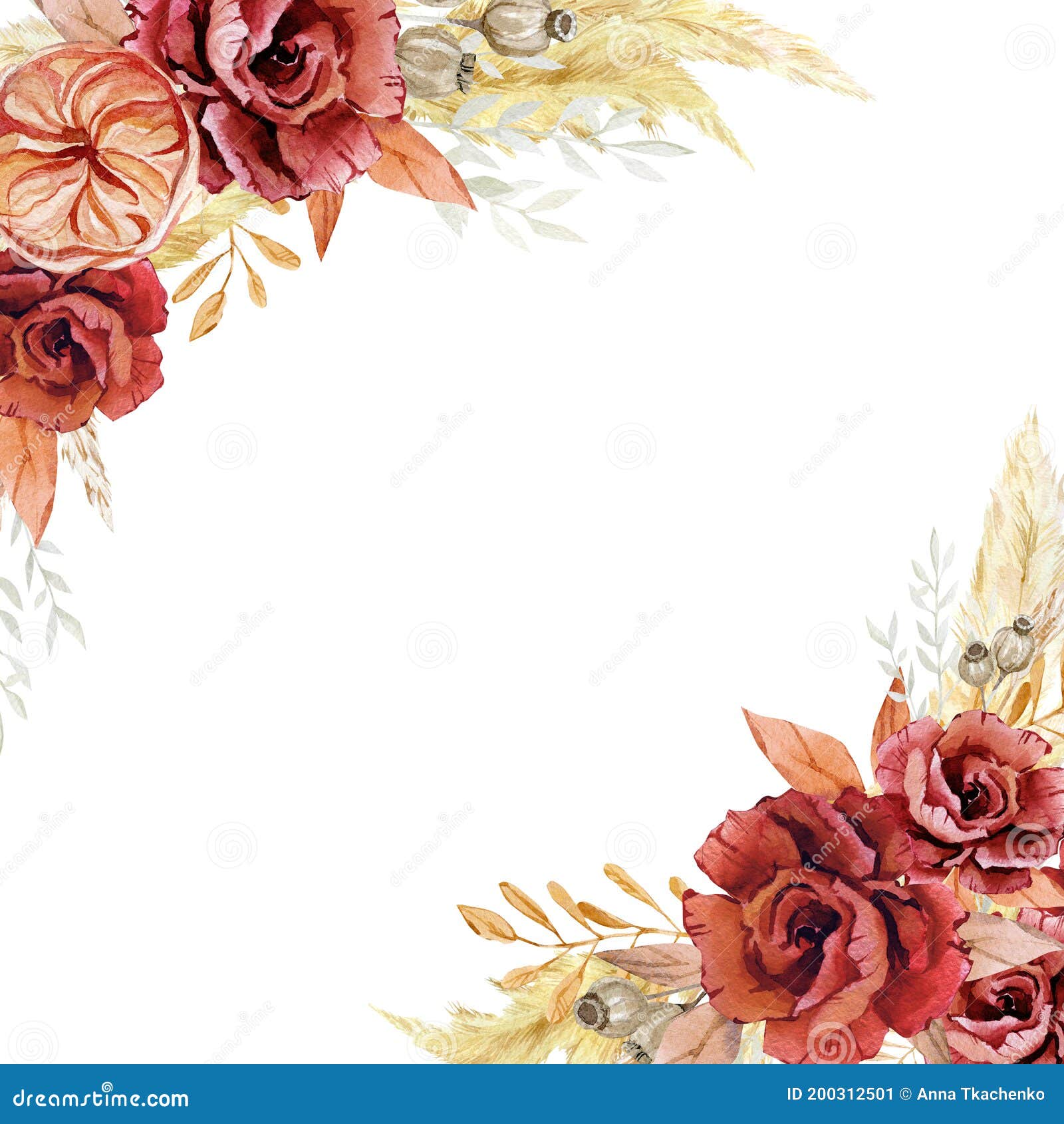 Burgundy Flower Border Stock Illustrations – 4,988 Burgundy Flower