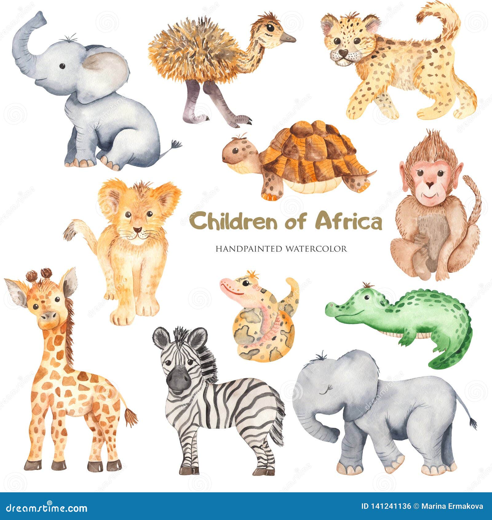 Download Watercolor Animals Stock Illustrations 20 208 Watercolor Animals Stock Illustrations Vectors Clipart Dreamstime