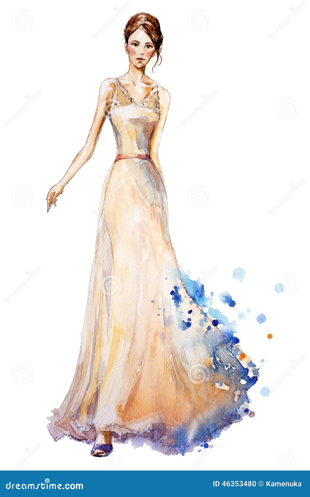 Long Dress Vector Art  Graphics  freevectorcom