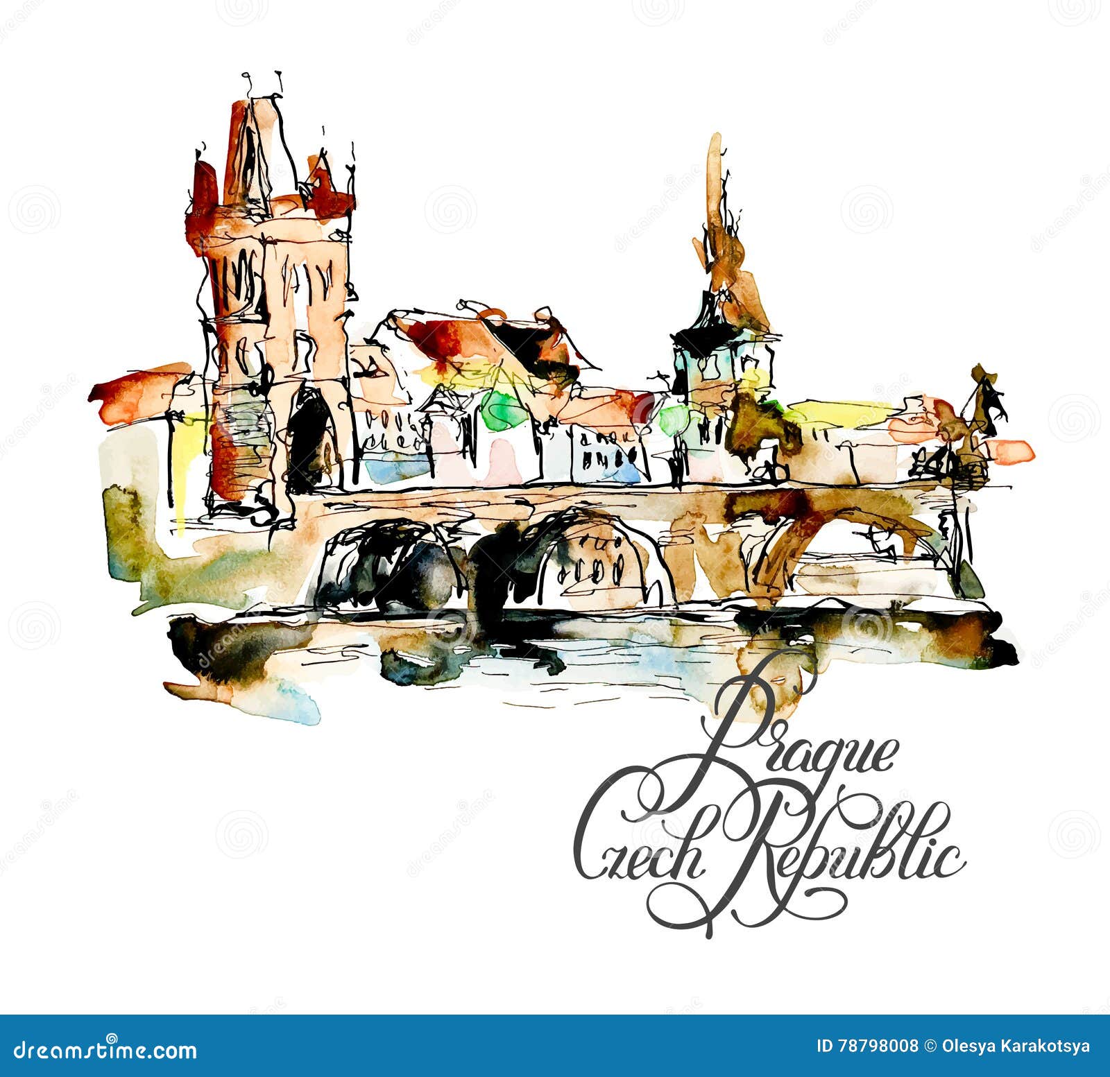 3952 Czech Republic Sketch Images Stock Photos  Vectors  Shutterstock