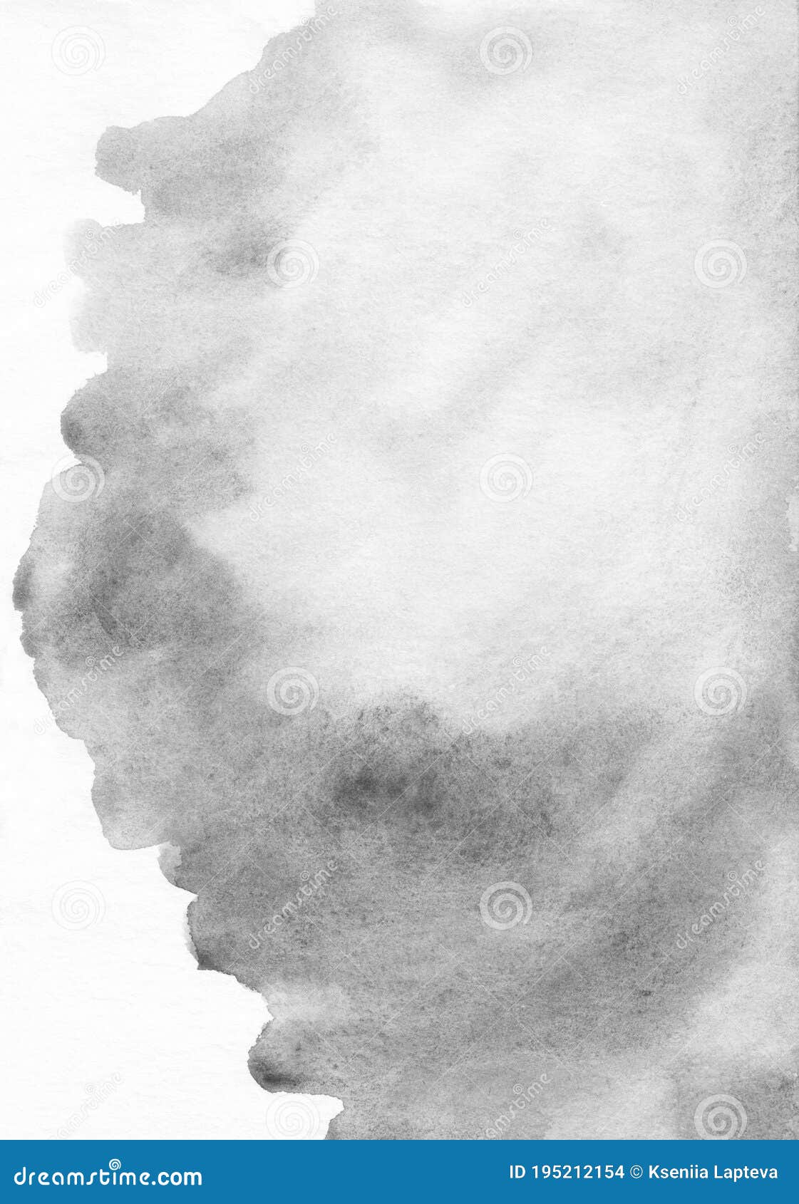 watercolor gray and white background texture with space for text. aquarelle abstract old monochrome backdrop. brush strokes on