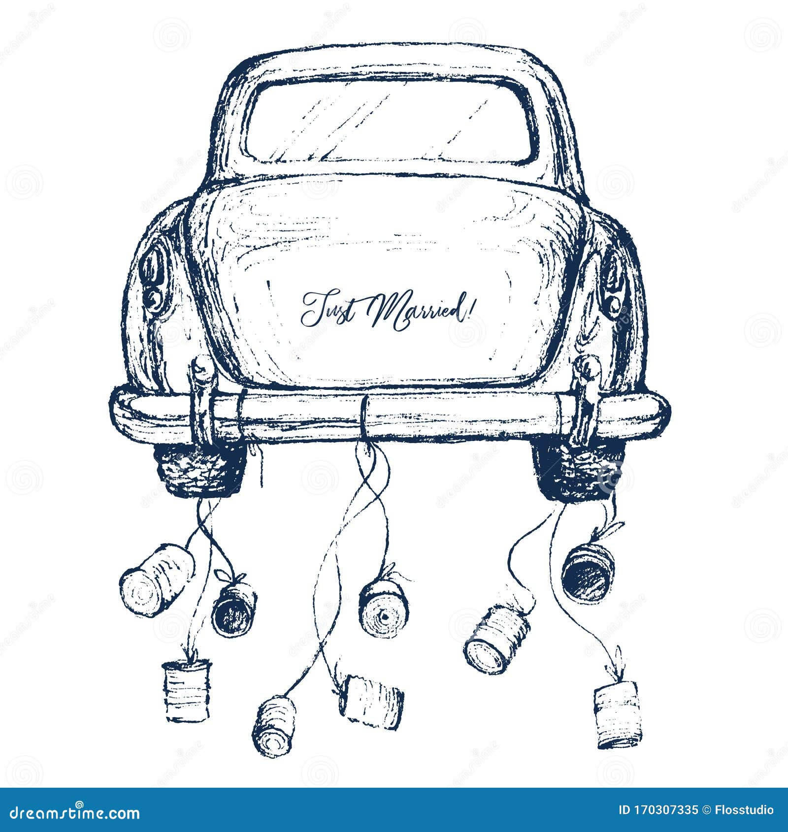 Just Married Car Stock Illustrations – 954 Just Married Car Stock  Illustrations, Vectors & Clipart - Dreamstime