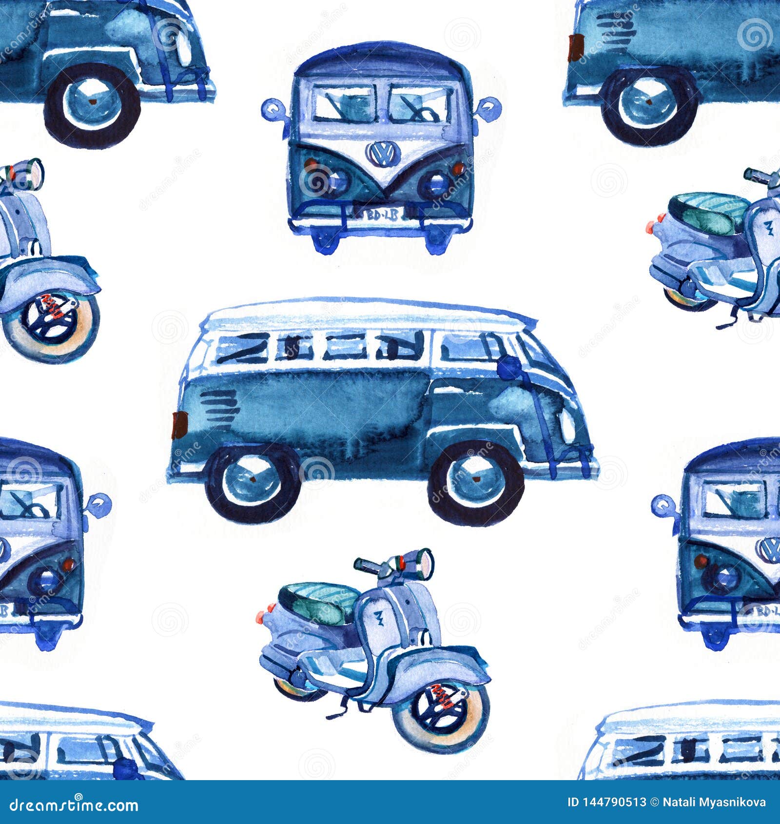 hippie van background