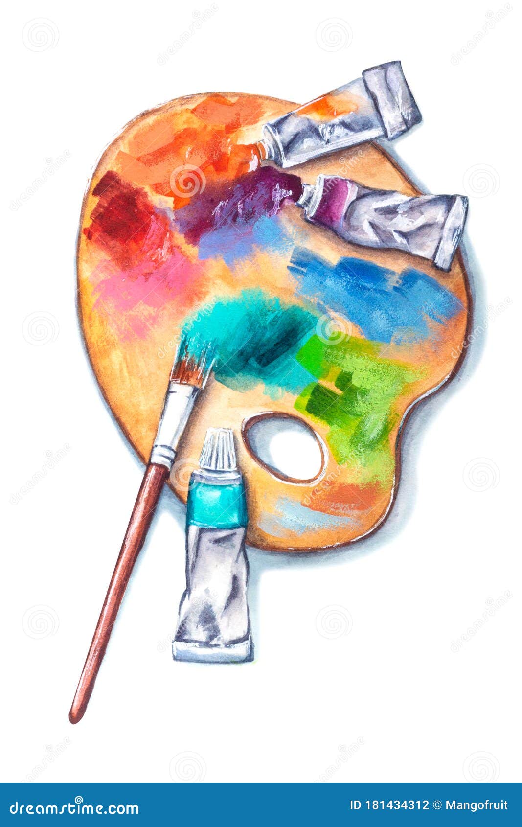 Watercolor Art Supplies Stock Illustrations – 2,222 Watercolor Art Supplies Stock Illustrations, Vectors & Clipart - Dreamstime