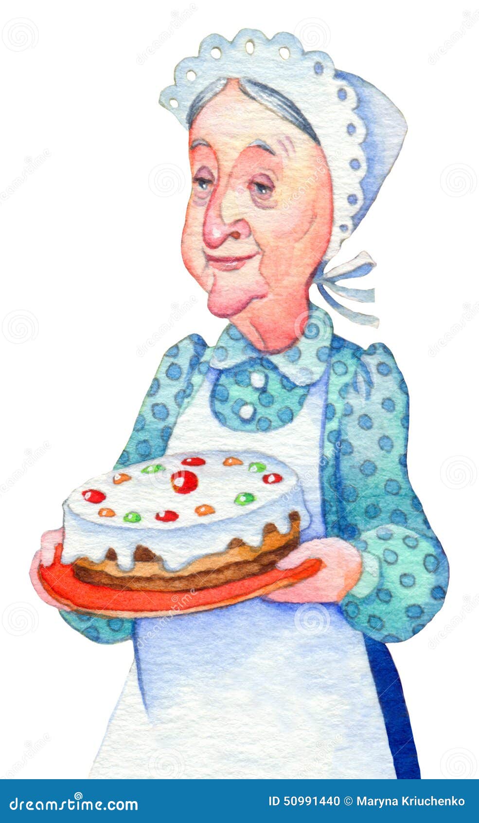 Танечка угости бабушку своим пирогом. Бабушка с пирожками. Бабушка акварель. Бабка в чепчике. Бабушка и пироги вектор.