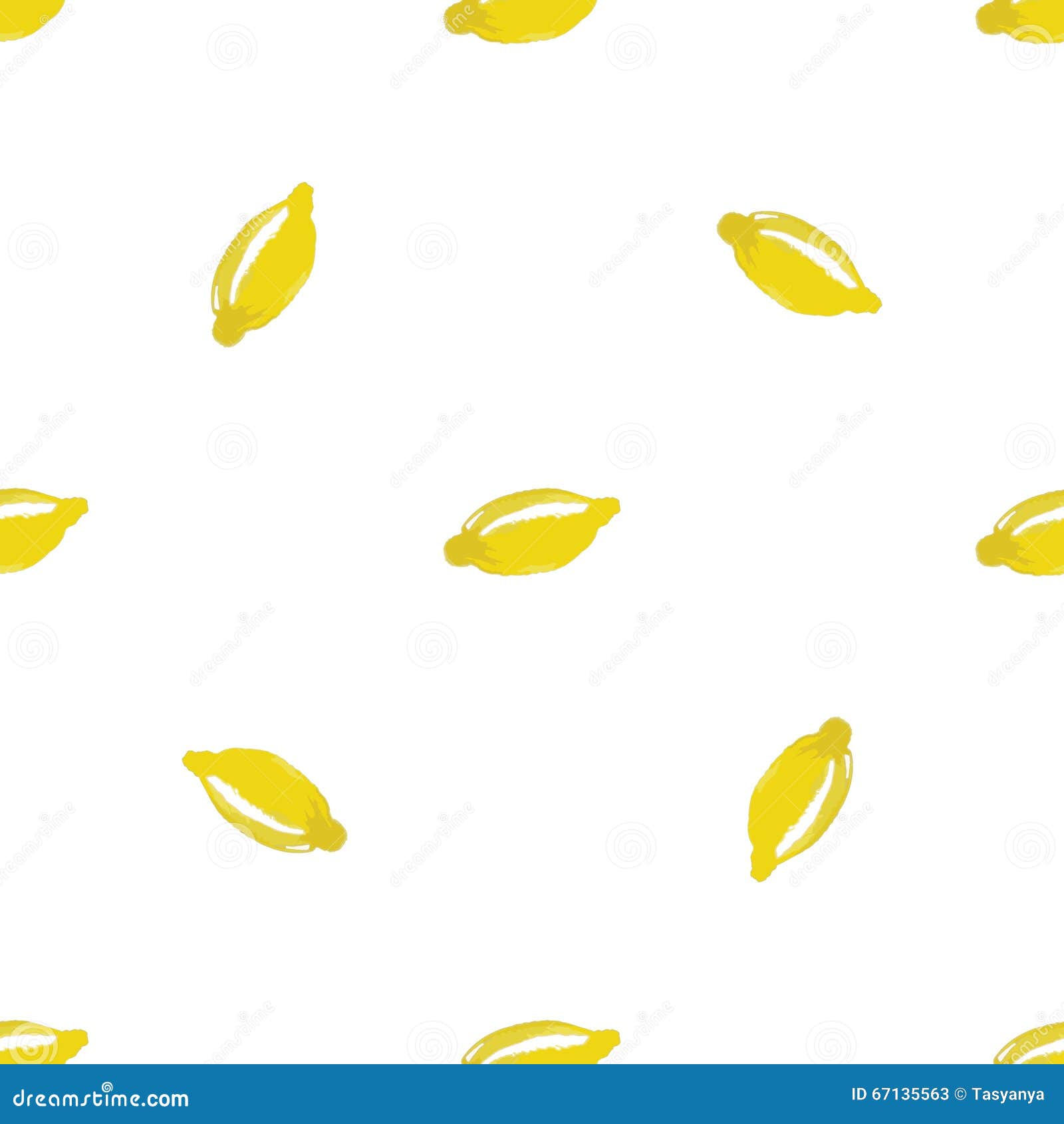 watercolor lemon seamless pattern in .